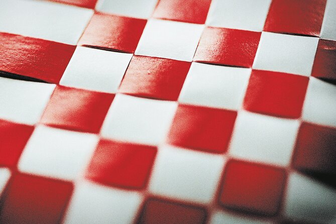 2 Hours Paper Hearts Weaving Activity in Copenhagen - Weaving Paper Hearts With Glazed Paper: The Skill Part