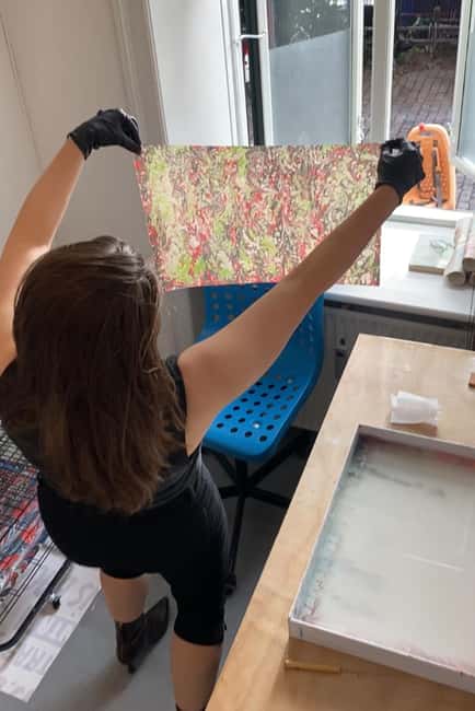 Copenhagen (2-Hour Paper Marbling Workshop with Goda) - Tea, coffee, and the art of not rushing drying time