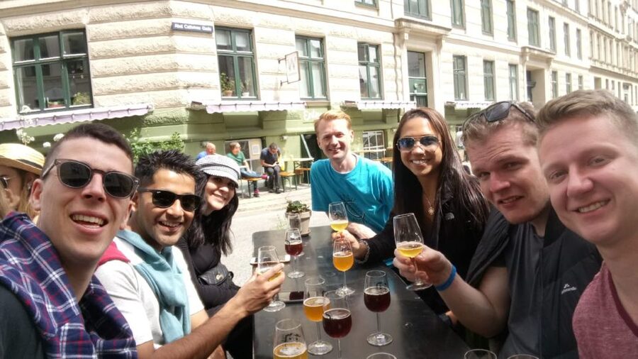 Copenhagen: 3-Hour Culinary Bike Tour - Stop 2: a top food market, fish cake on rye, and local beer