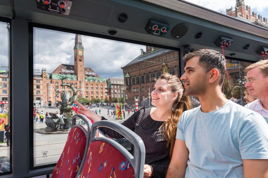Copenhagen: City Sightseeing Hop-On Hop-Off Bus Tour - Classic Copenhagen Route: your first-day backbone from Ved Stranden to Black Diamond