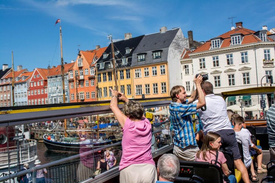Copenhagen: City Sightseeing Hop-On Hop-Off Bus Tour - Boarding anywhere in the city, plus the GPS map habit