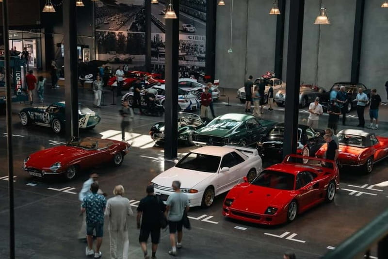 Copenhagen: Classic Car House Entry Ticket - The main hall: up to 300 classics and the Ferrari F40 moment