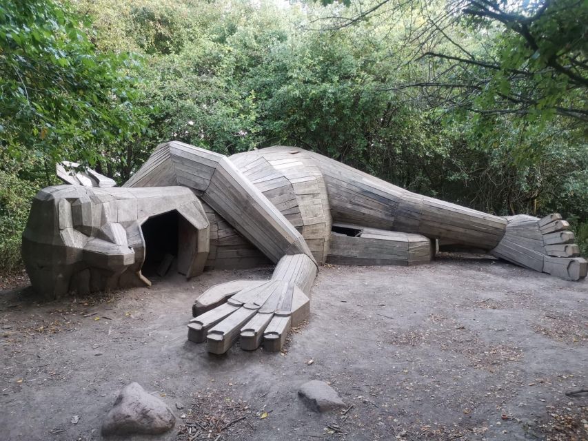 Copenhagen: The Six Forgotten Giants Hunt and Nature Walk - Sleeping Louis and Hilltop Trine: the first giant hunt moments