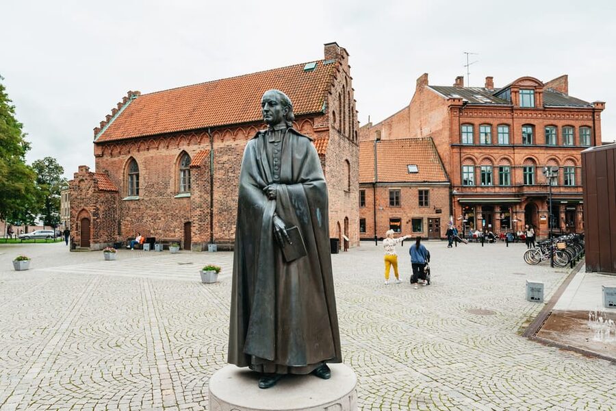 From Copenhagen: Lund and Malmö 2-Country Tour - Lund Cathedral and the old streets behind it