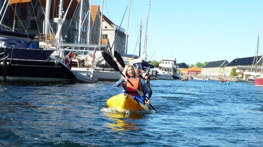 Kayak Tour in Copenhagen Harbor - June, July and August - Christianshavns Kanal is the reason many people book