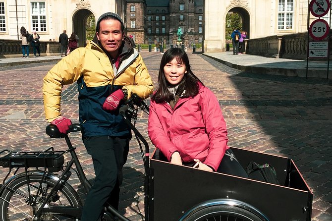 Private Copenhagen Family Cargo Bike Tour - Winter Adventure - Kastellet fortress geometry and St. Alban’s, where royal power meets city planning