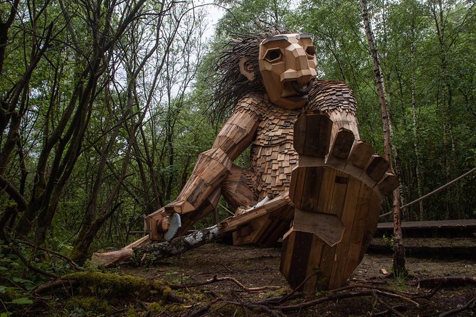 The Forgotten Giants Private Tour - Ishøj’s Scar under the bridge: scrap wood with a backstory